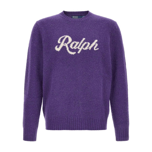 Polo Ralph Lauren Purple Wool Cardigan