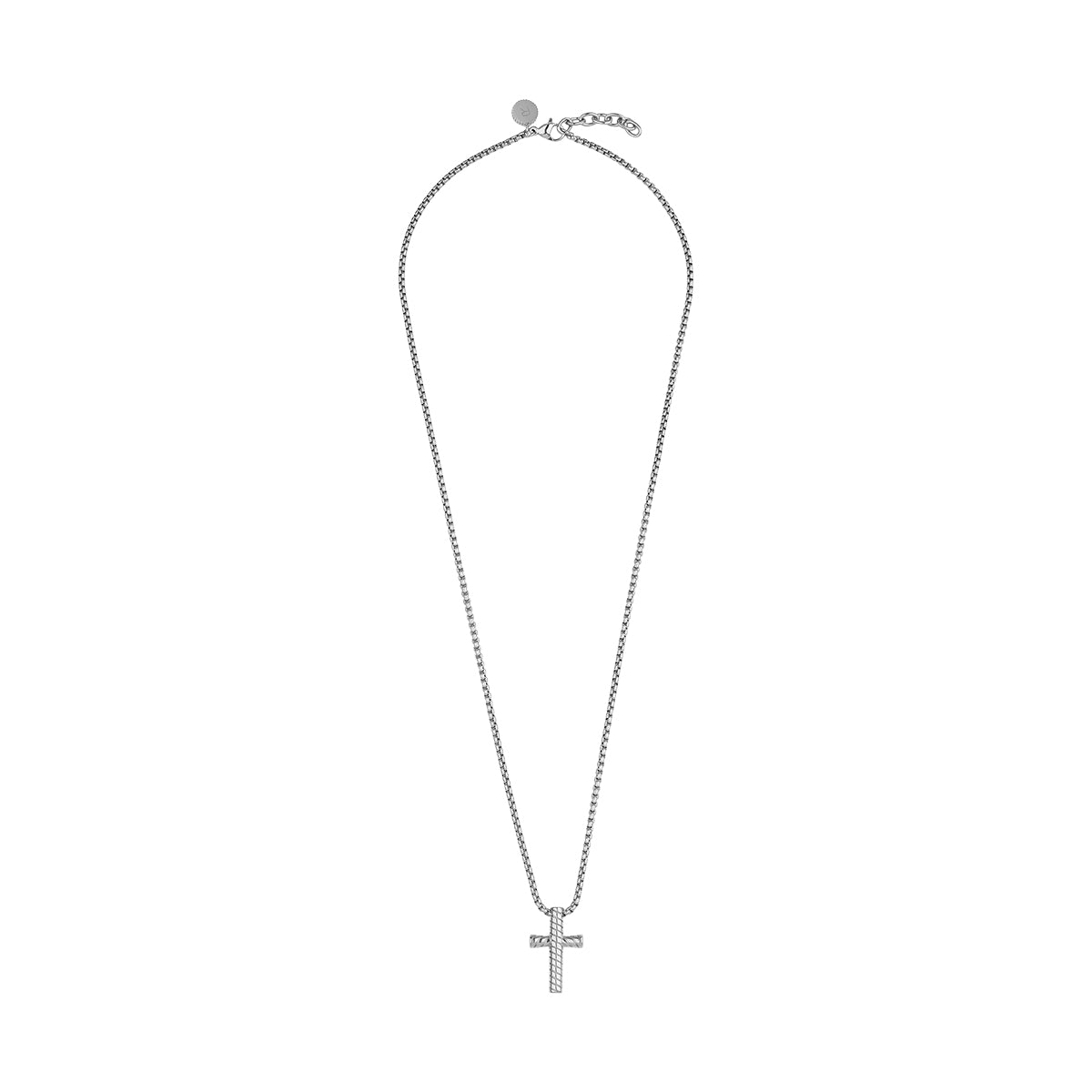 RADIANT JEWELS JEWELRY Mod. RH000320 cross pendant necklace on silver chain