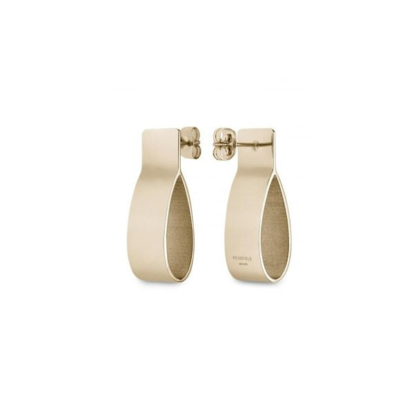 Elegant gold earrings from ROSEFIELD JEWELS JEWELRY Mod. FCEG-J224 collection, featuring a modern design with a polished finish.