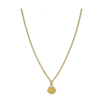 ROSEFIELD JEWELS JEWELRY Mod. JPNSCG-J268 gold necklace with a shell pendant