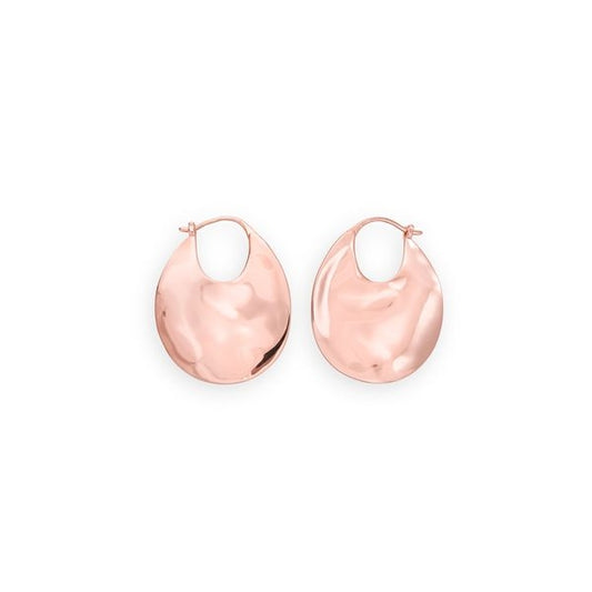 ROSEFIELD JEWELS JEWELRY Mod. JTXHR-J091 rose gold hoop earrings