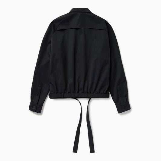 1989 STUDIO Dark blue short trench jacket S03UBG001UFAB001/Q_1989-6200_323