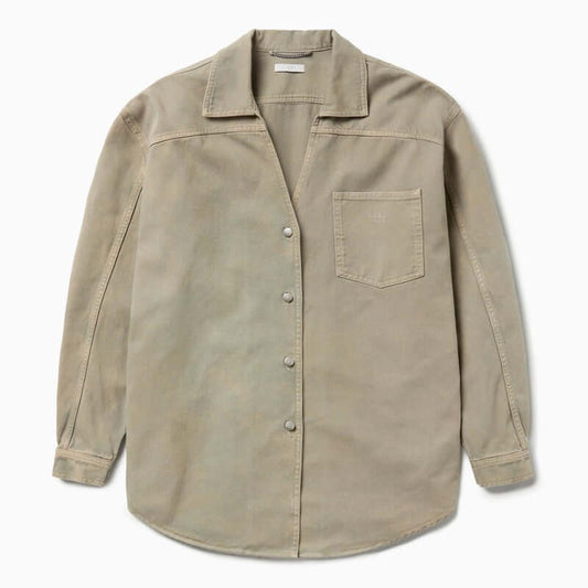1989 STUDIO Light brown denim overshirt S03UCC003FAB001/Q_1989-2400_323
