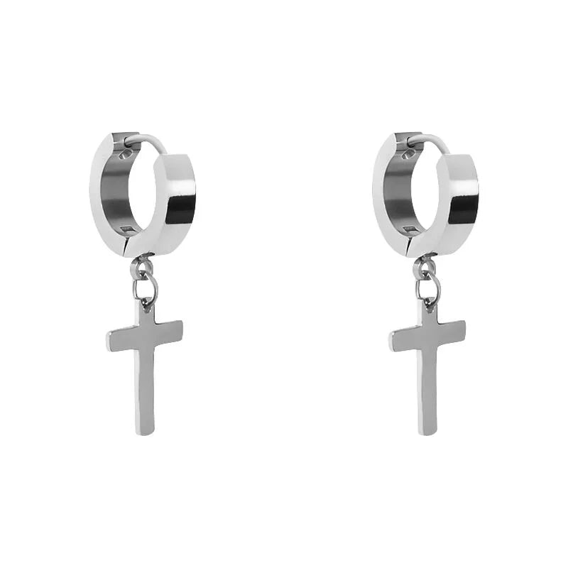 STROILI Mod. 1666492 silver earrings with cross pendants
