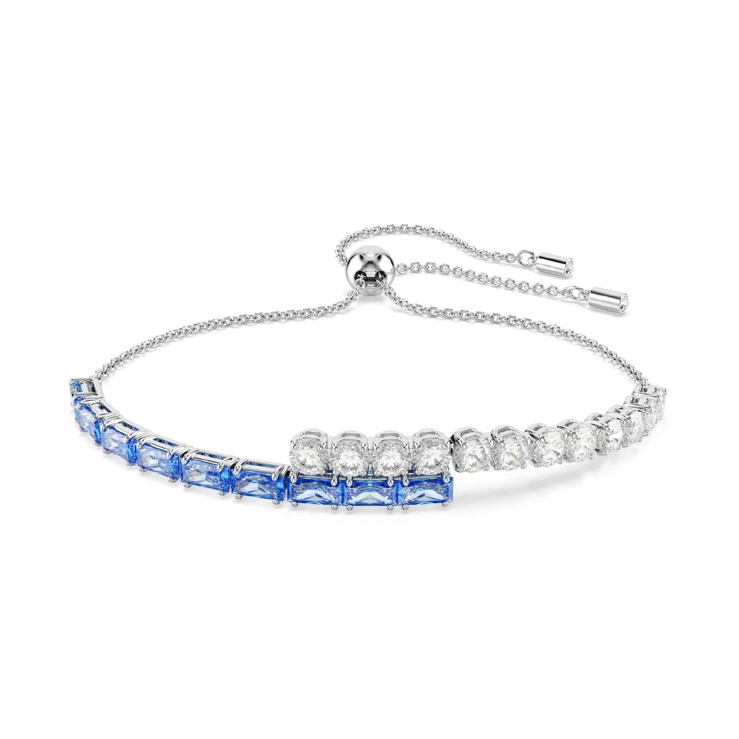 SWAROVSKI JEWELS JEWELRY Mod. 5732266 elegant bracelet with blue and clear gemstones