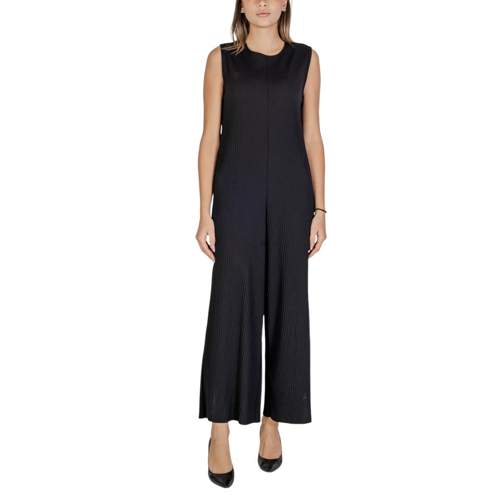 Sandro Ferrone Black Polyester Rompers