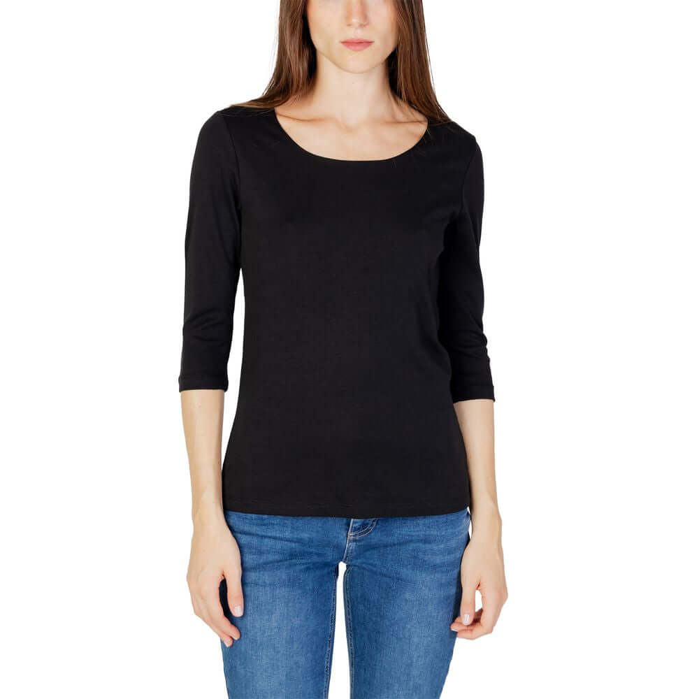 Street One Black Cotton Long Sleeve