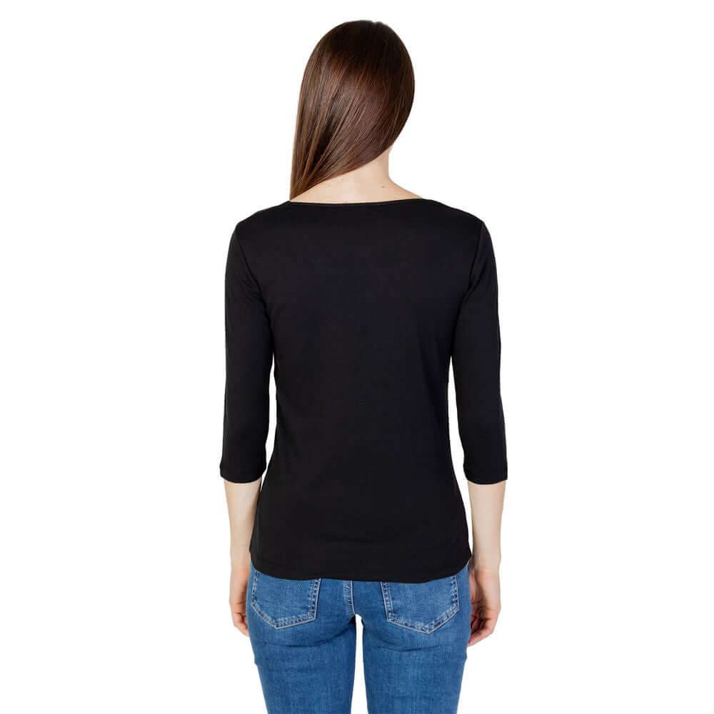Street One Black Cotton Long Sleeve