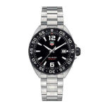 TAG HEUER Mod. FORMULA 1 QUARZO wristwatch, 41mm stainless steel case, sapphire dial, quartz movement, water resistant to 20 ATM.