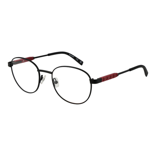 TIMBERLAND MOD. TB1708 51002 gent eyeglasses with black metal frame and red accents.