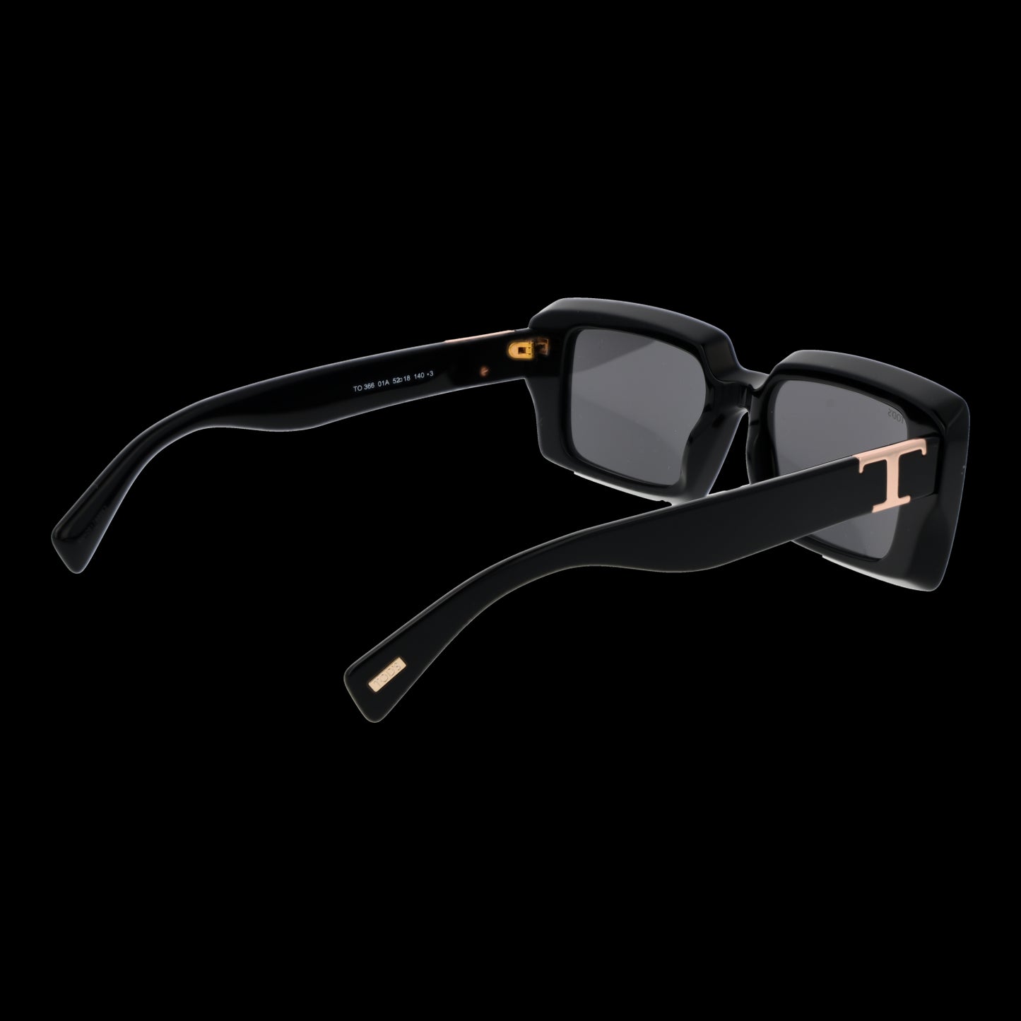 Luxury women's sunglasses featuring TOD'S MOD. TO0366 5201A in sleek black design, ideal for fashion-forward ladies.