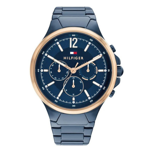 TOMMY HILFIGER Mod. 1782601 ladies quartz analog watch, 40mm mineral dial, 3 ATM water resistance, official packaging, bracelet style.