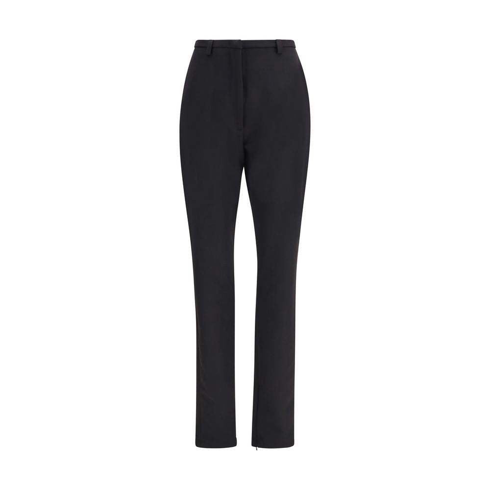 The Latest Black Polyester Skinny Pants