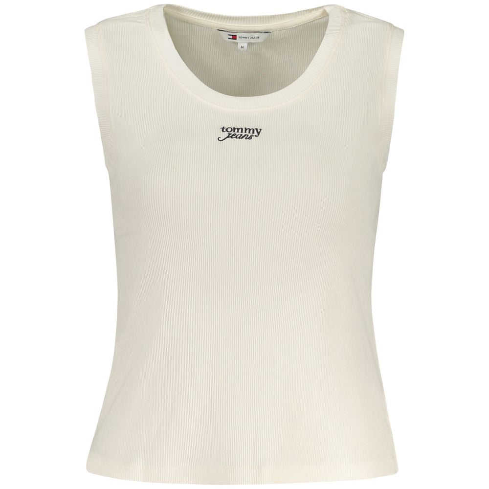 Tommy Hilfiger Beige Cotton Tank Top