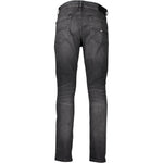 Tommy Hilfiger Black Cotton Slim Men Jeans