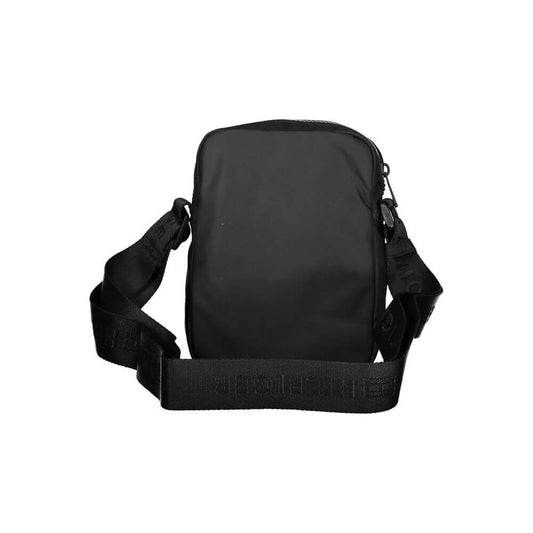 Tommy Hilfiger Black Recycled Polyester Men Shoulder Bag