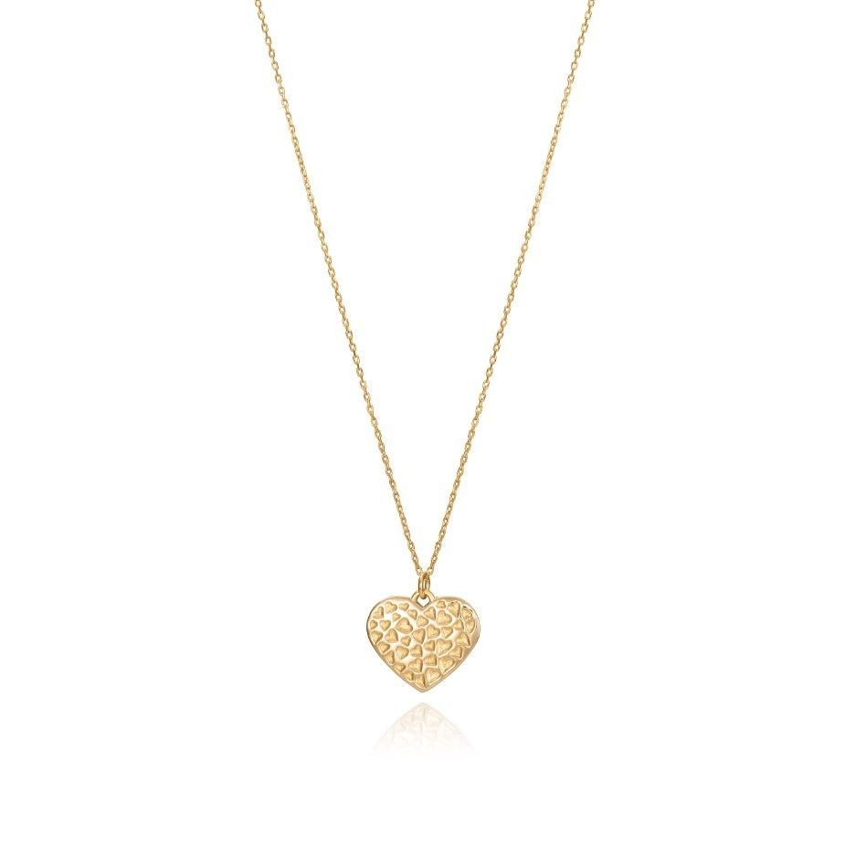 Elegant heart-shaped necklace with a gold pendant, perfect for ladies. Discover more at VICEROY JEWELS Mod. 13119C100-09 collection.