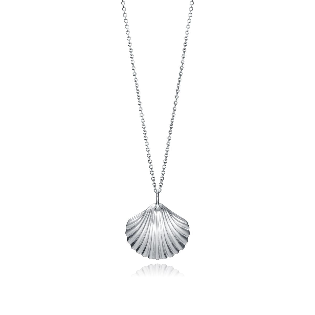 VICEROY JEWELS Mod. 61070C000-00 silver shell necklace for ladies with quartz movement, 32 mm case, water resistant 3 ATM in official box.
