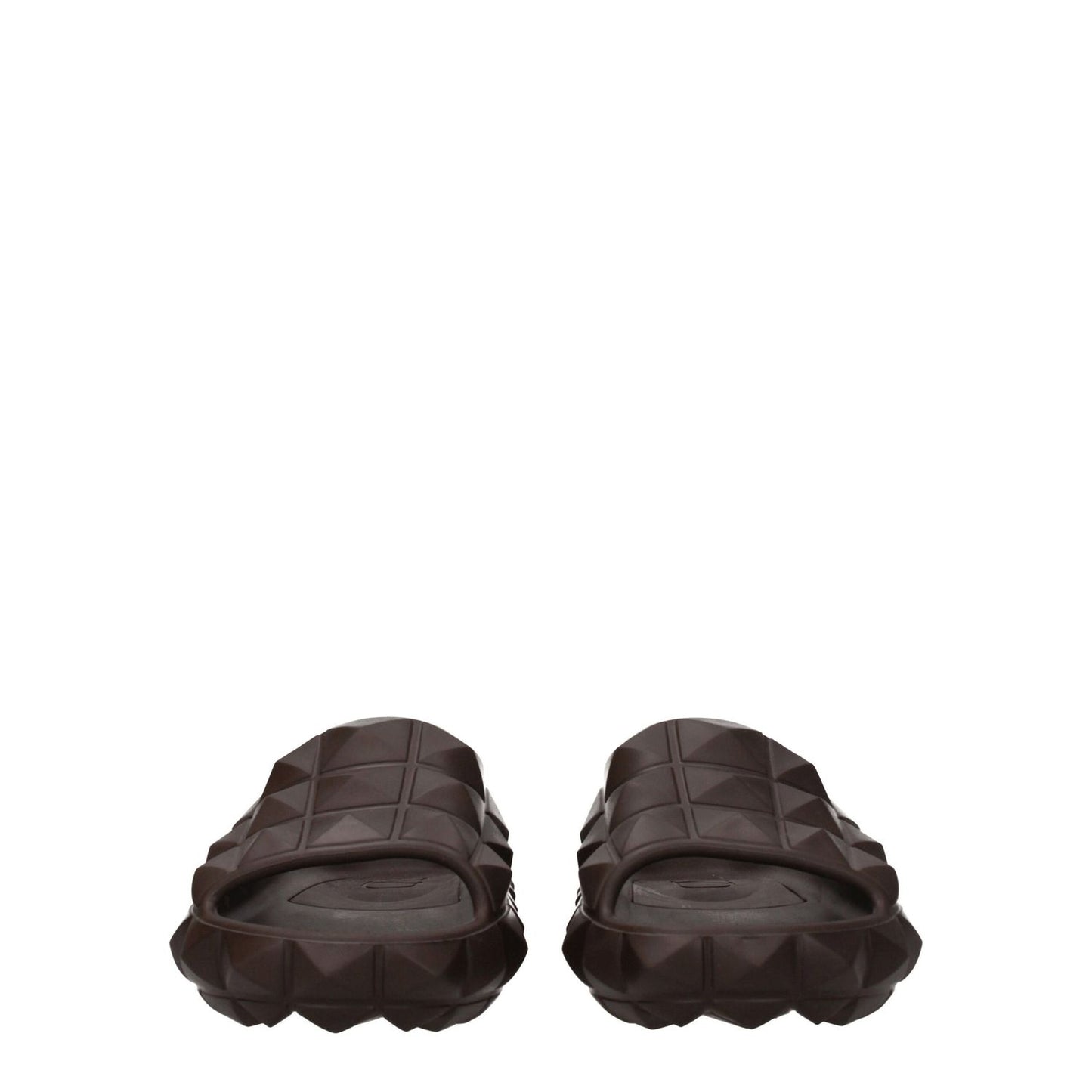 Valentino Garavani Brown Cotton Slippers