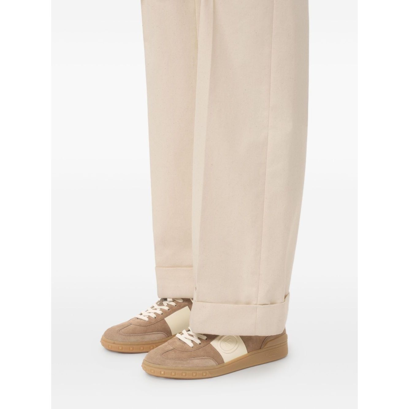 Valentino Garavani Upvillage Crust Leather Sneaker