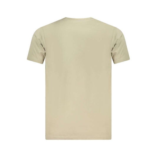 Vans Beige Cotton Men T-Shirt