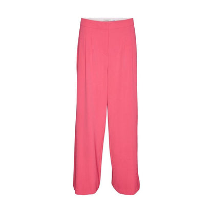 Vero Moda Pink Polyester Casual Pants