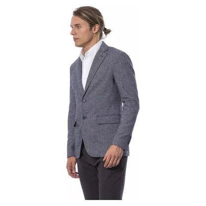 Verri Blue Polyester Blazer 1728,67465543840,Blazers - Men - Clothing,Blazers - Suits & Blazers - Clothing,Blue,Clothing,IT50 | L,Men,Men - Clothing,New with tags,Suits & Blazers - Clothing,Verri