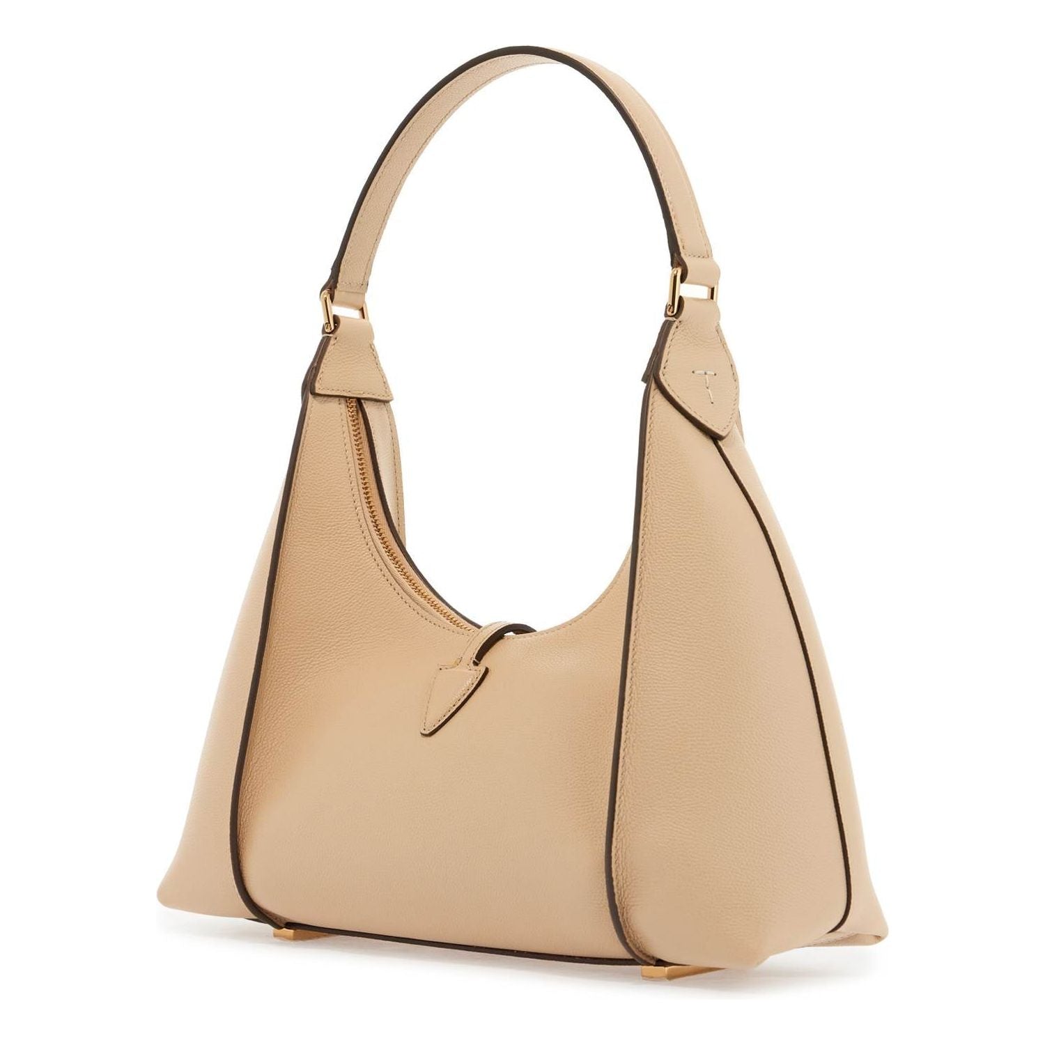 Front view with bag zipped and handles upright.