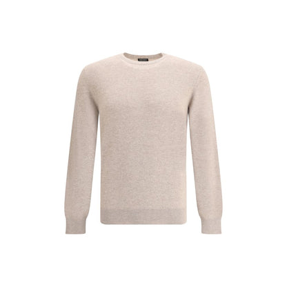 ZEGNA Beige Cashmere Cashmere Sweater