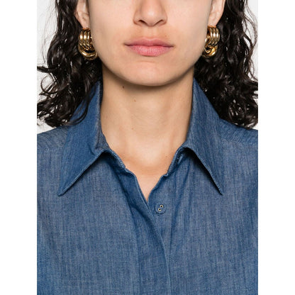 Zimmermann Coco Embroidered Denim Shirt