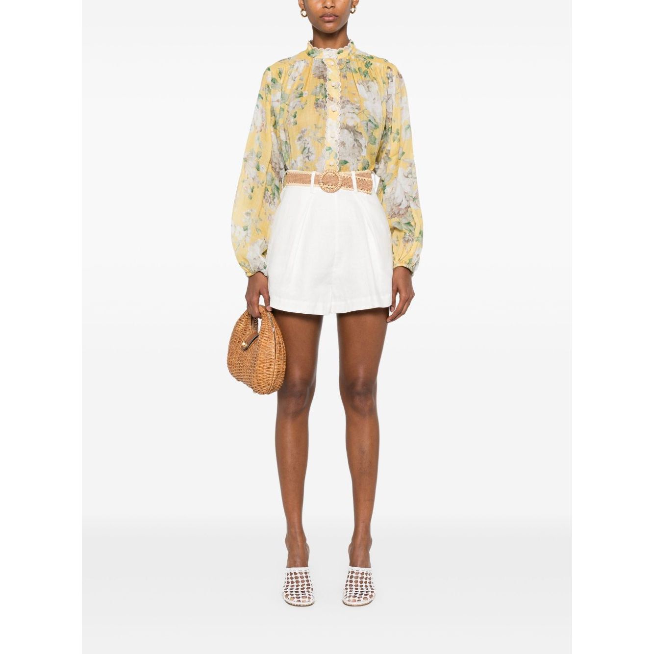 Zimmermann Shorts Ivory