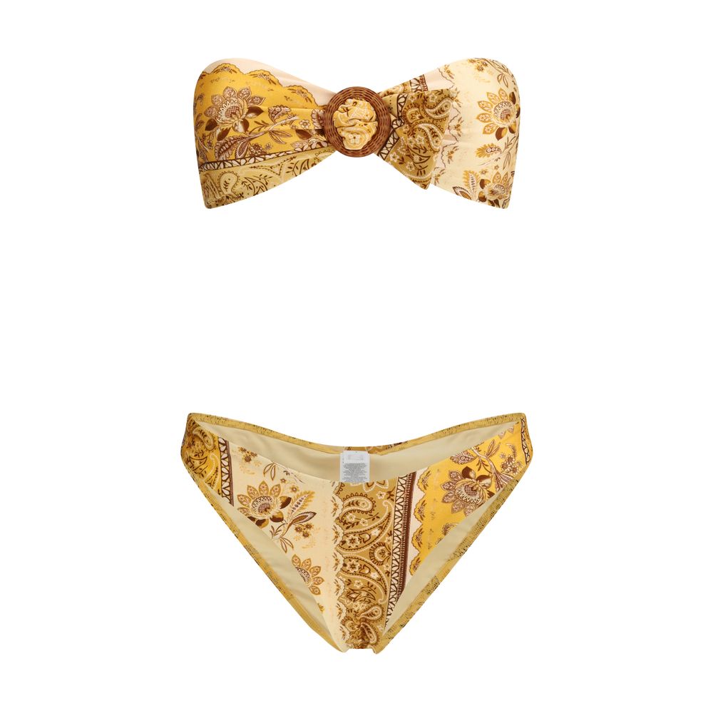 Zimmermann Yellow Lycra Bikini 1728,2,67465543840,Bikinis - Swimwear - Clothing,Clothing,New with tags,Swimwear - Clothing,Women,Yellow,Zimmermann