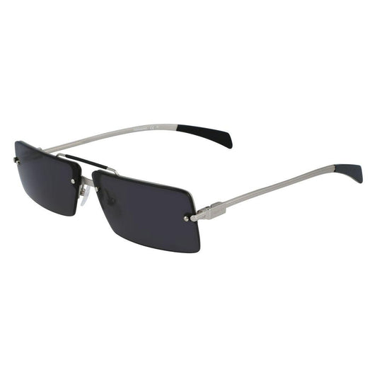 Ferragamo gray metal sunglasses, unisex SF306S-042, 65/11/155mm, category 3, with stylish design for men and women.