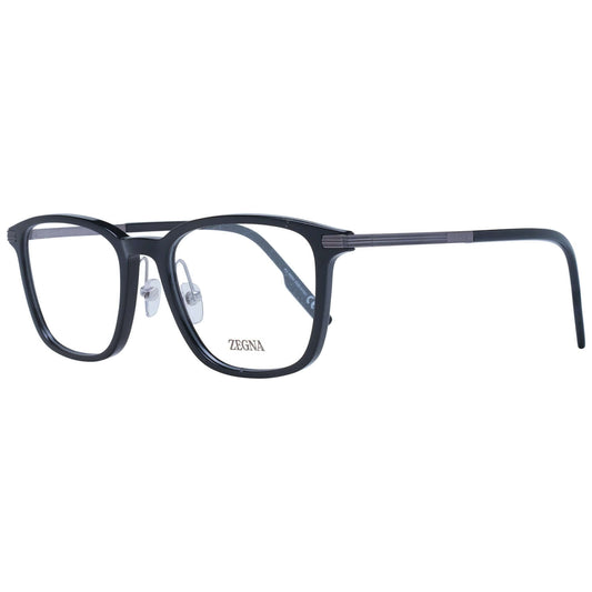 Ermenegildo Zegna men's eyeglasses model EZ5251-H in black, featuring classic style for gentlemen.