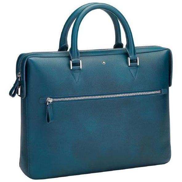 Front view with bag zipped and handles upright.