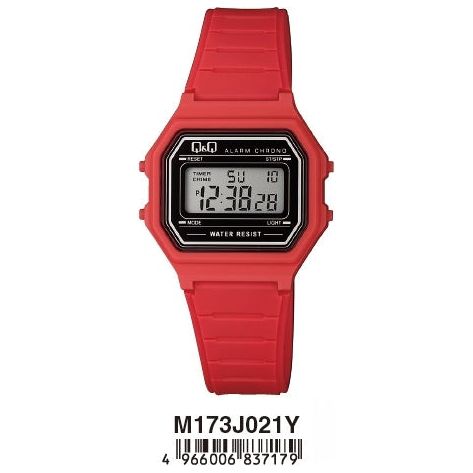 Q&Q Mod. DIGITAL ALARM CHRONO WATCHES Q&Q Maroon
