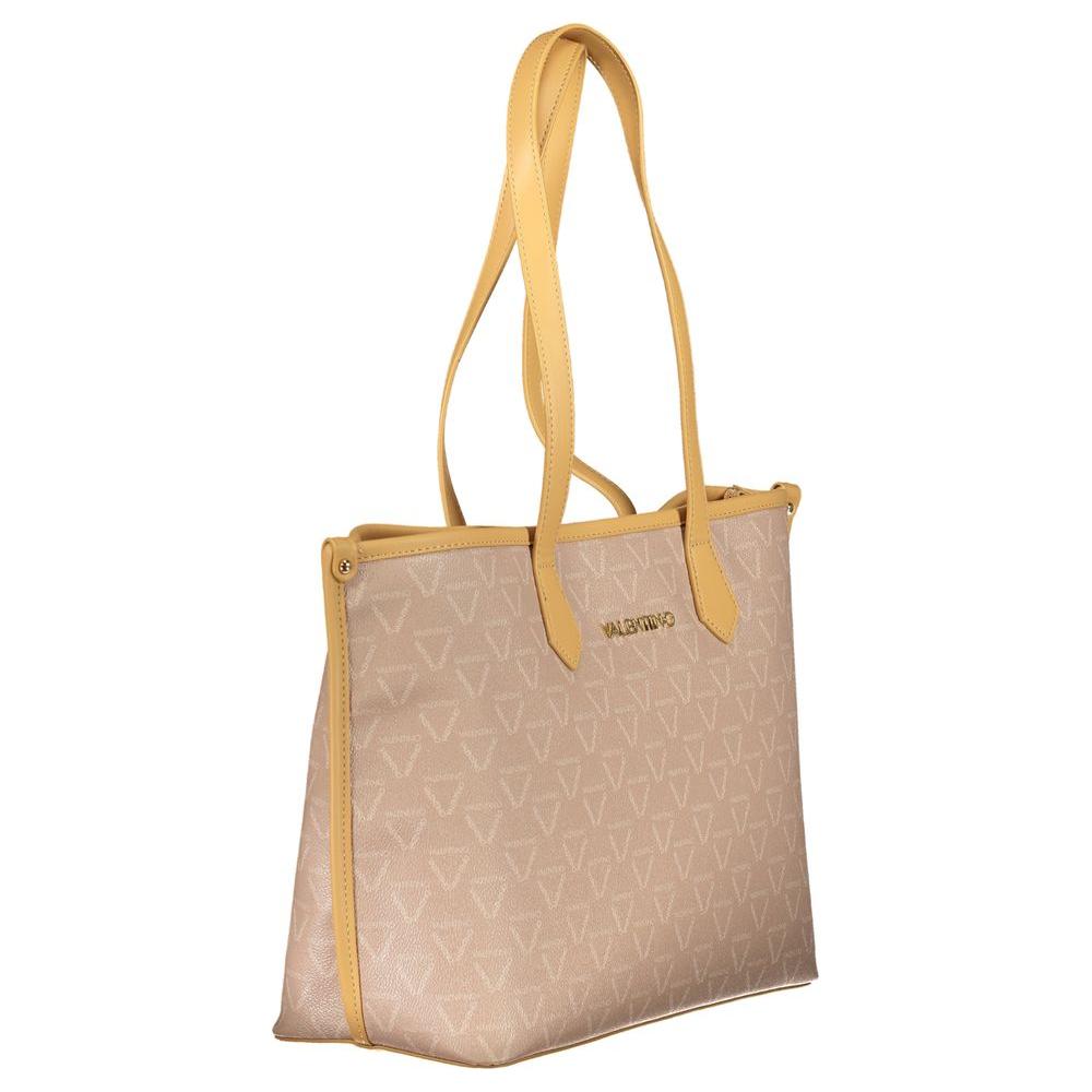 Front view with bag zipped and handles upright.