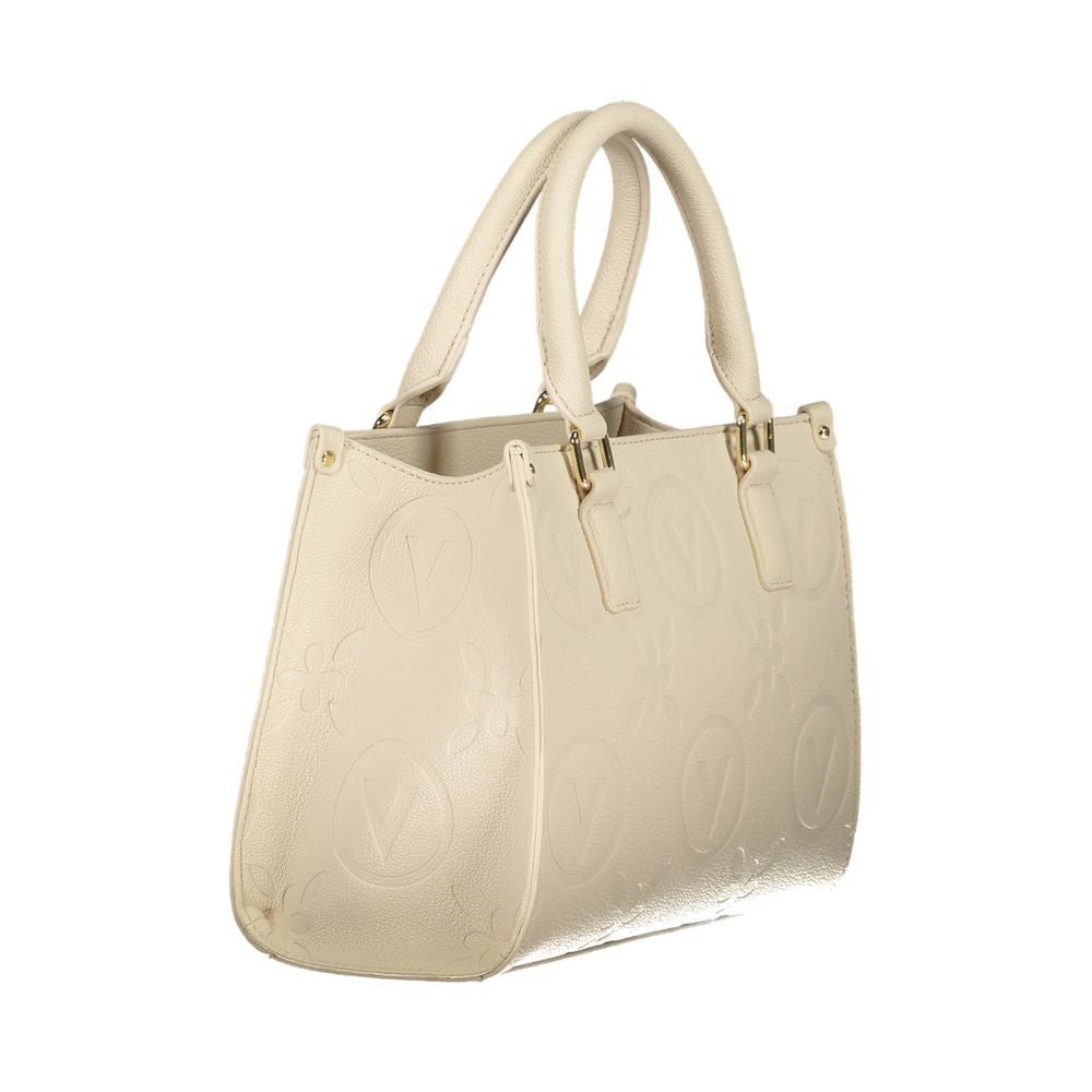 Front view with bag zipped and handles upright.