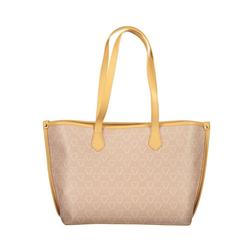 Front view with bag zipped and handles upright.