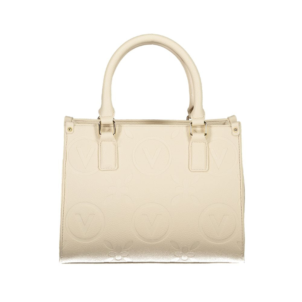 Front view with bag zipped and handles upright.