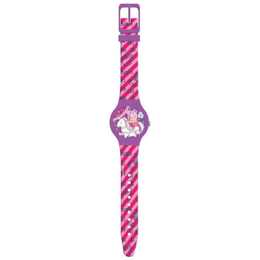 PEPPA PIG KID WATCH Mod. 482608 - Plastic Box WATCHES CARTOON Maroon